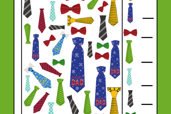 Father’s Day I Spy Ties Printables