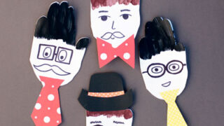 Image for Father’s Day handprint card for kids to make