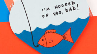 Image for Hooked on dad card – Father’s Day card kids can make