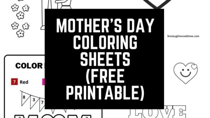 Image for Mother's Day Coloring Pages {Free Printable}