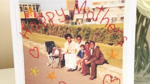 Image for Embroidered Photo Mother's Day Card