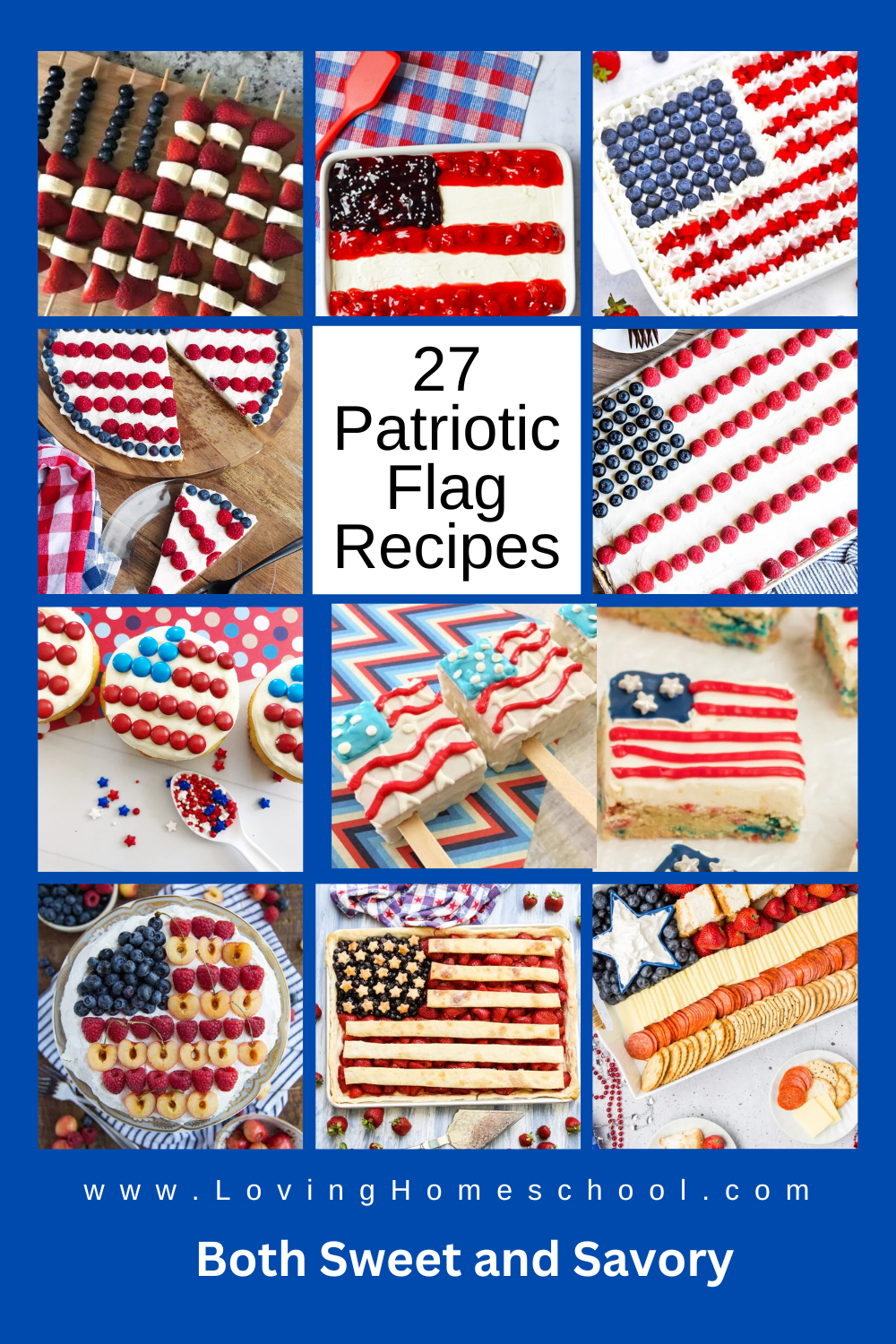 27 Patriotic Flag Recipes Pinterest Pin