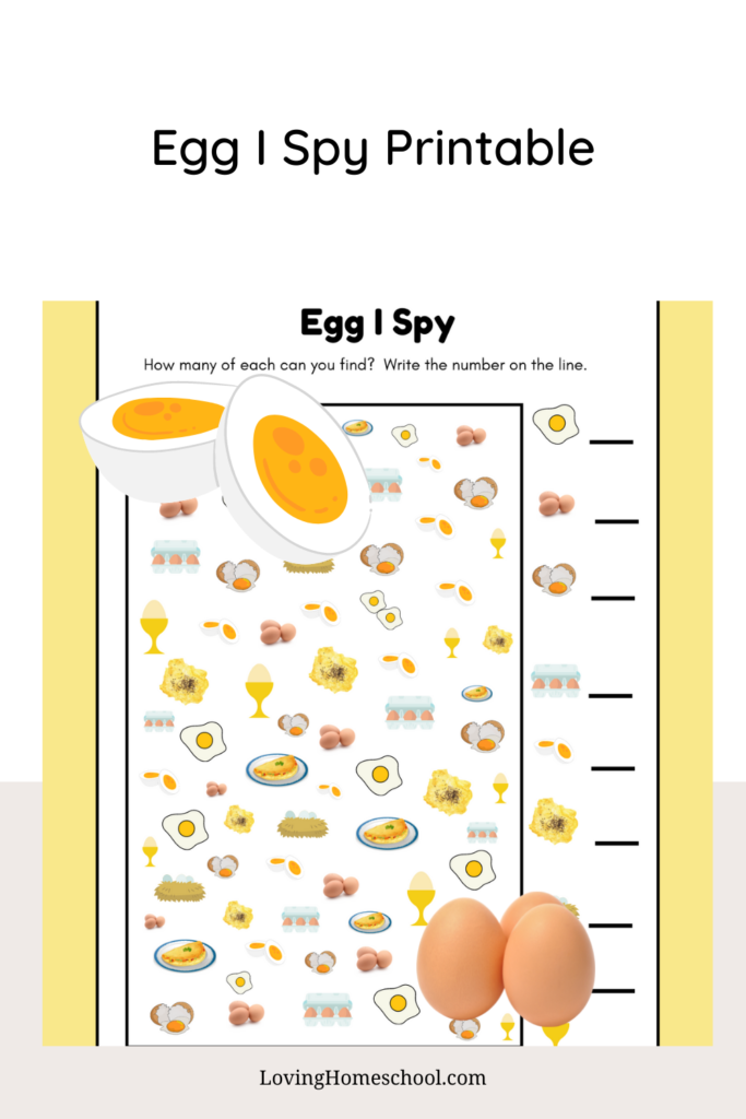 Egg I Spy Printable Pinterest pin