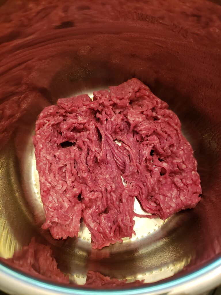 ground beef in instant pot