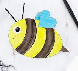 paper bee craft