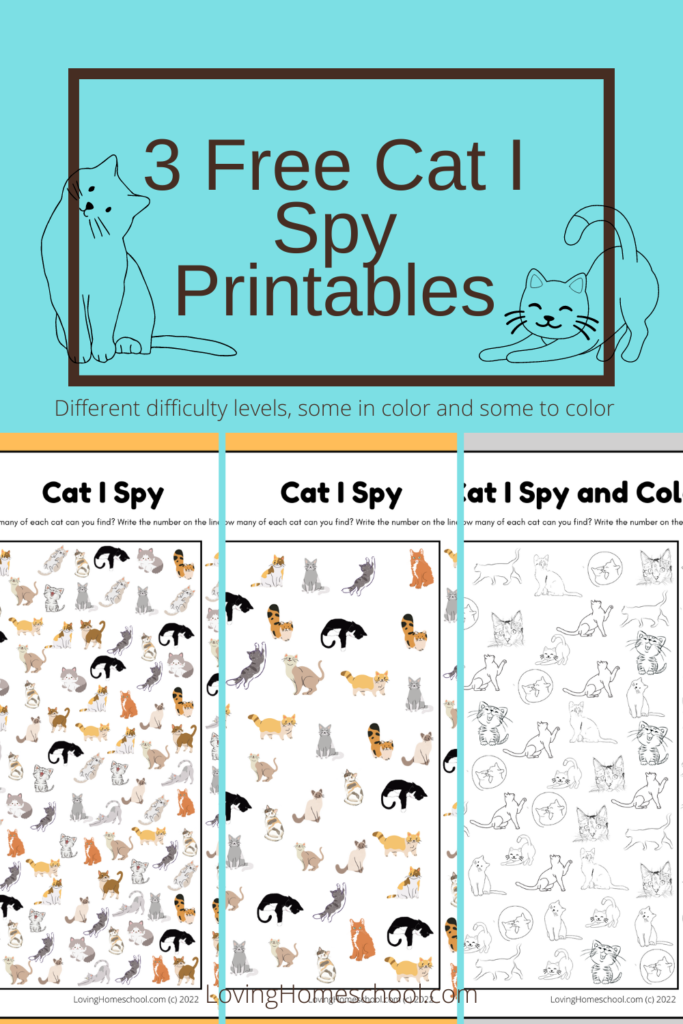 Cat I Spy Printables Pinterest Pin