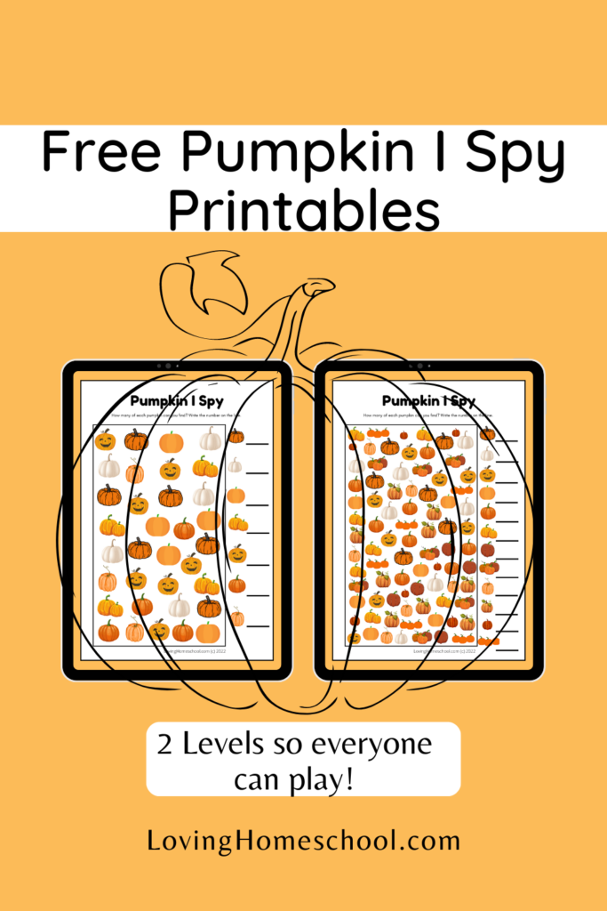 Pumpkin I Spy Printables Pinterest Pin