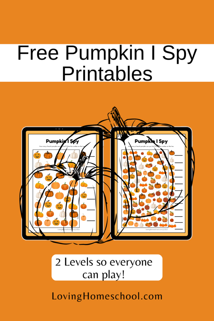 Pumpkin I Spy Printables Pinterest Pin