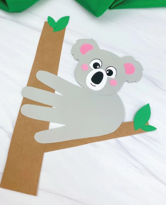 koala handprint craft