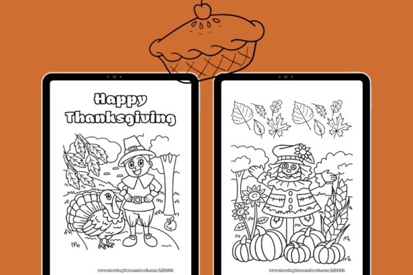 Free Thanksgiving Coloring Pages Pinterest Pin