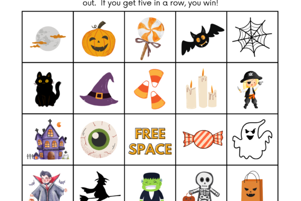 Halloween Bingo Printables