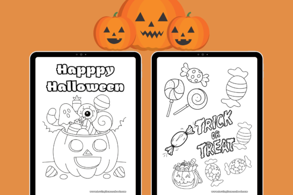 Halloween Coloring Pages Pinterest Pin