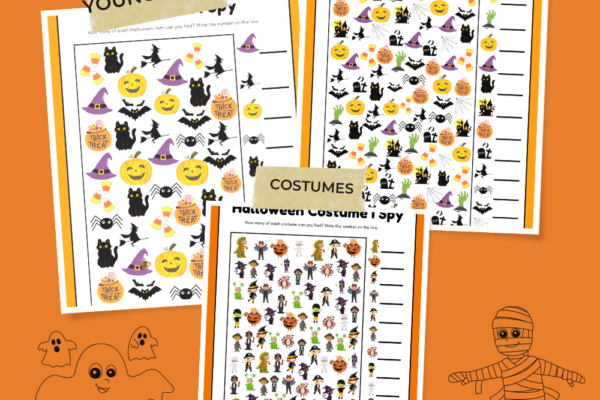 Halloween I Spy Printables Pinterest Pin