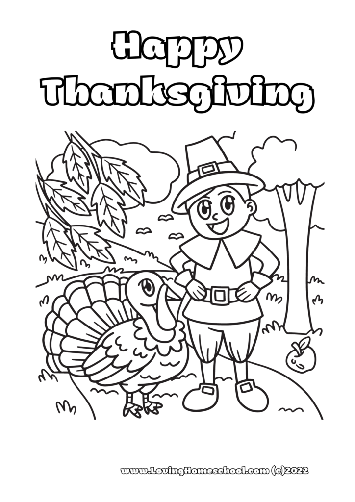 Thanksgiving Coloring Pages