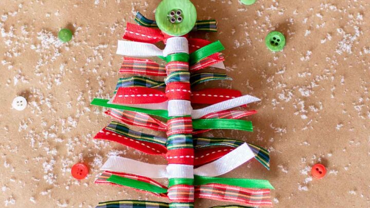 Image for Simple Cinnamon Stick Ribbon Tree Ornaments