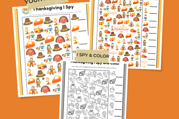 Thanksgiving I Spy Printables