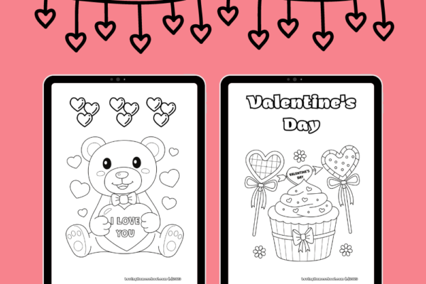 10 Free Valentine’s Day Coloring Pages Pinterest Pin