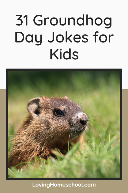 31 Groundhog Day Jokes for Kids Pinterest Pin