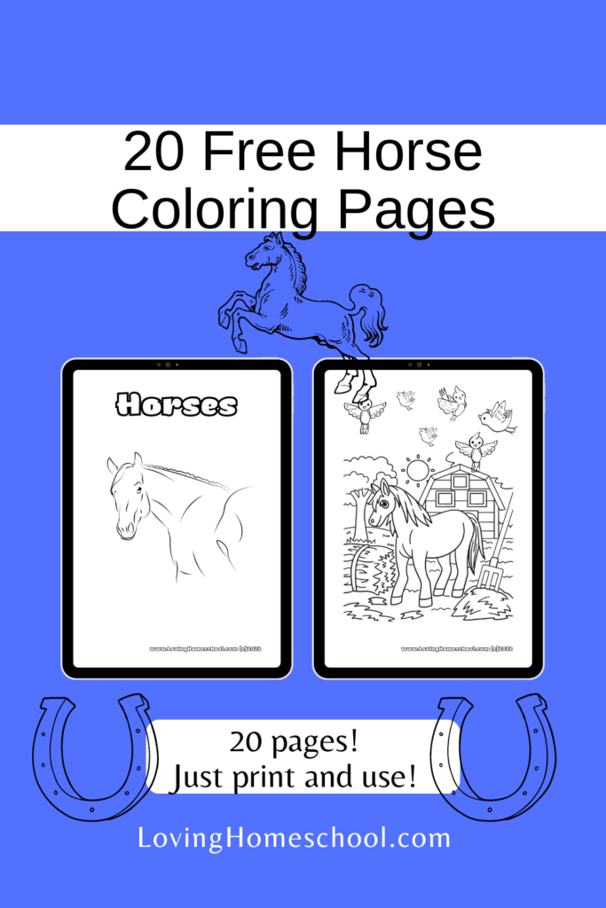 20 Free Horse Coloring Pages Pinterest Pin