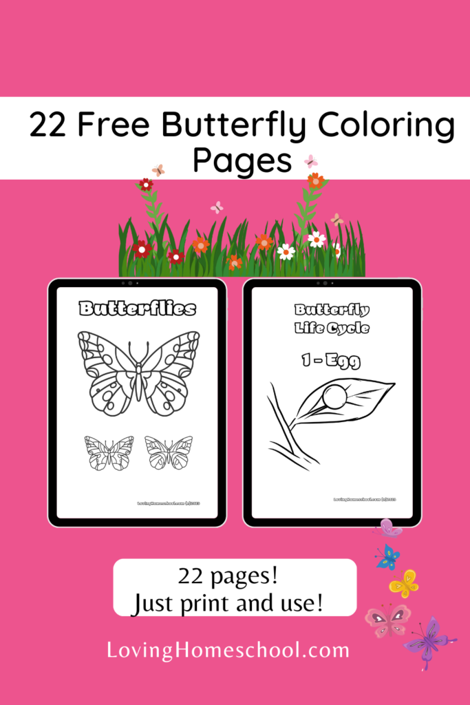 22 Free Butterfly Coloring Pages Pinterest Pin