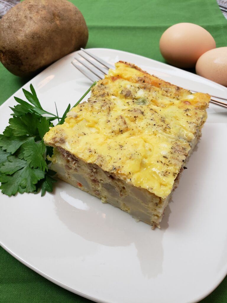 Egg Sausage Potato Casserole