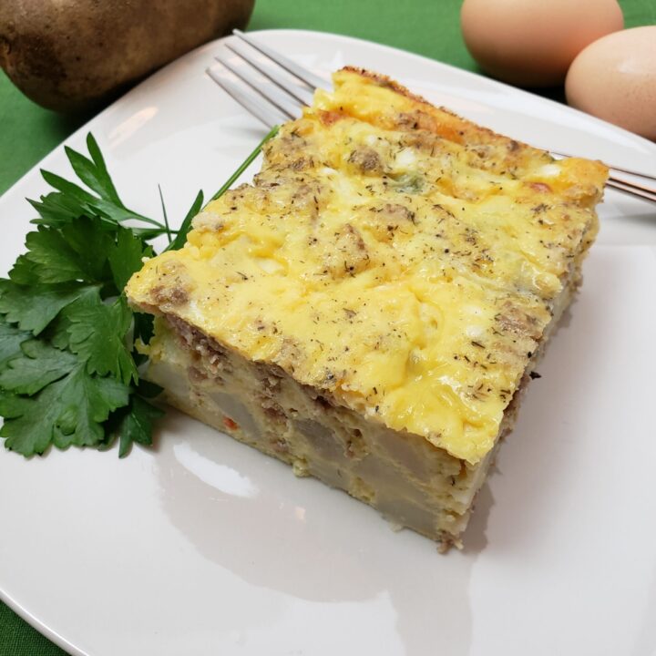 Egg Sausage Potato Casserole