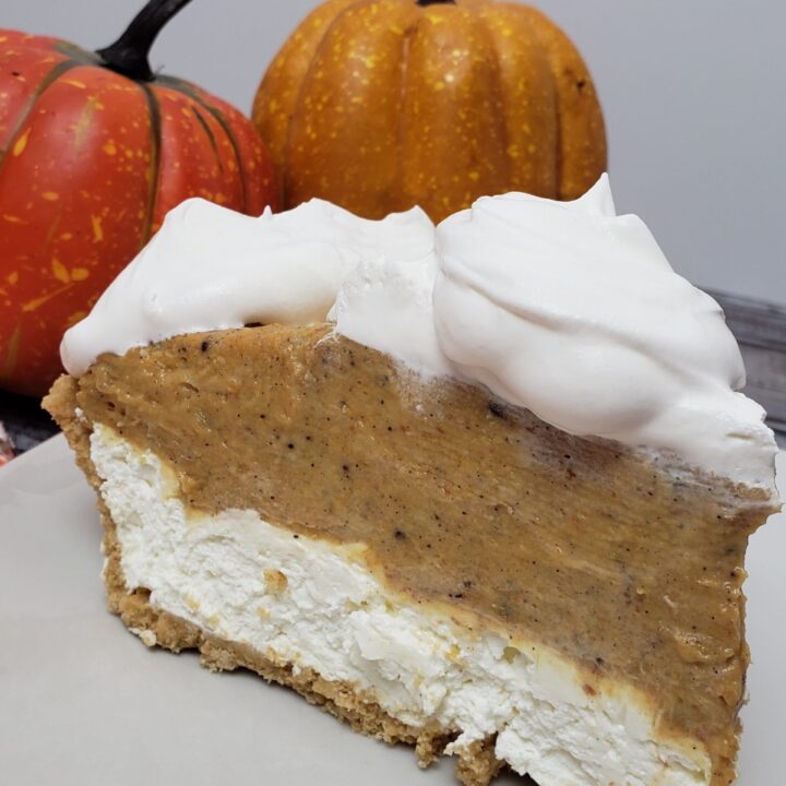No Bake Pumpkin Cheesecake Pie