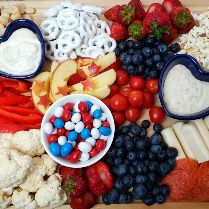 Patriotic Charcuterie Board