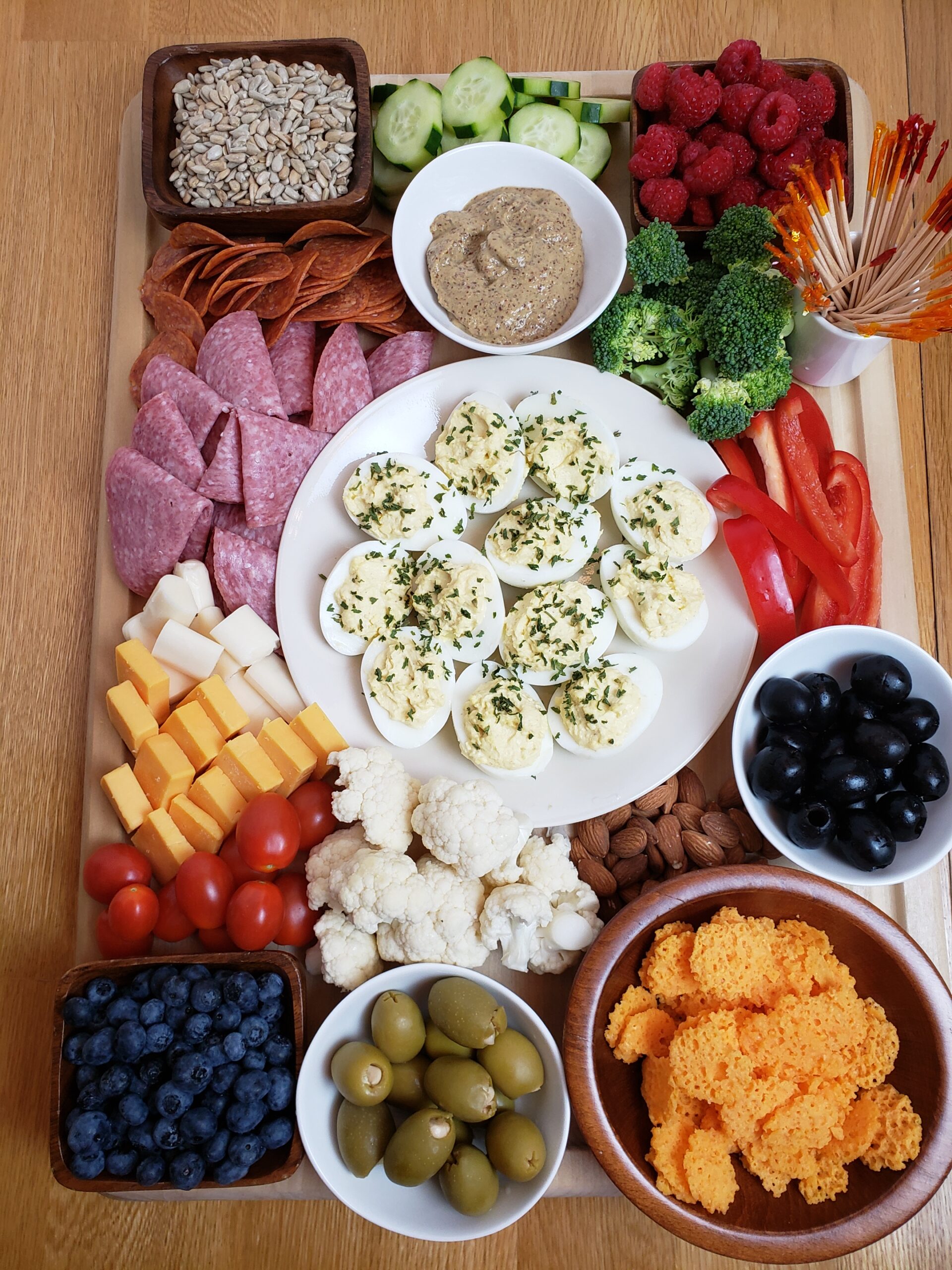 Low Carb Charcuterie Board