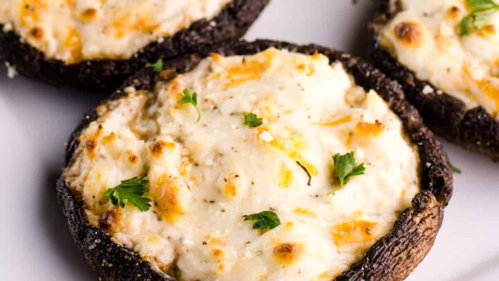 Image for The BEST Baked Portobello Mushrooms - So Easy!