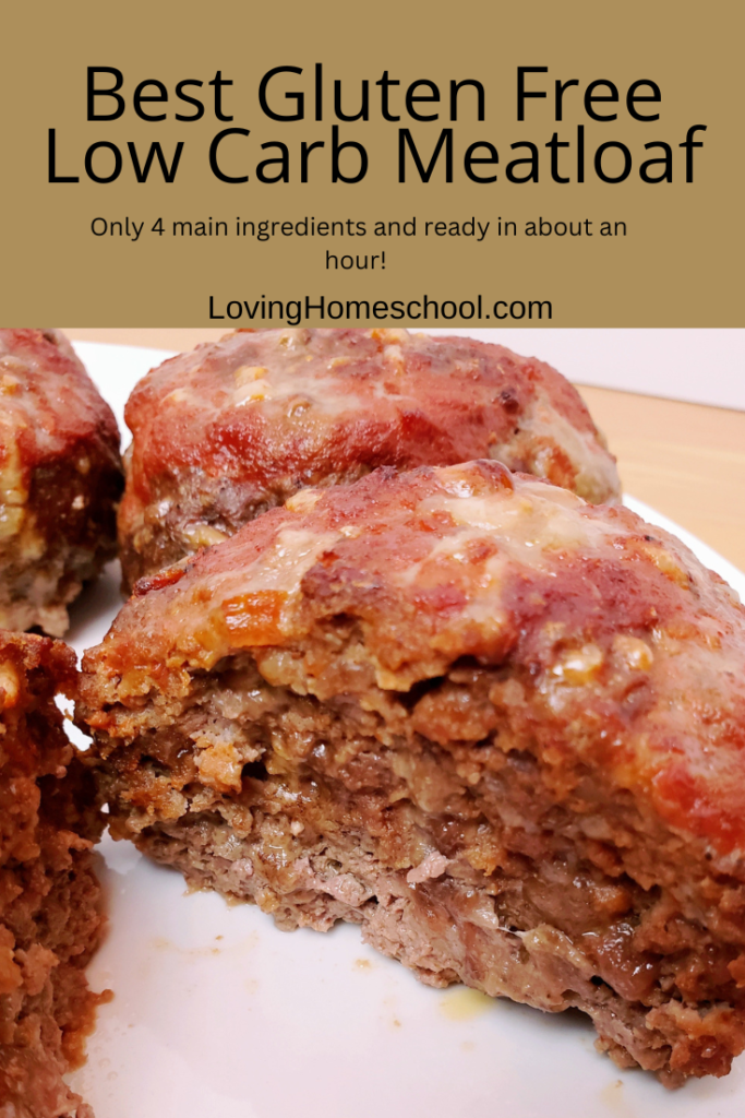 Best Gluten Free Low Carb Meatloaf Pinterest Pin