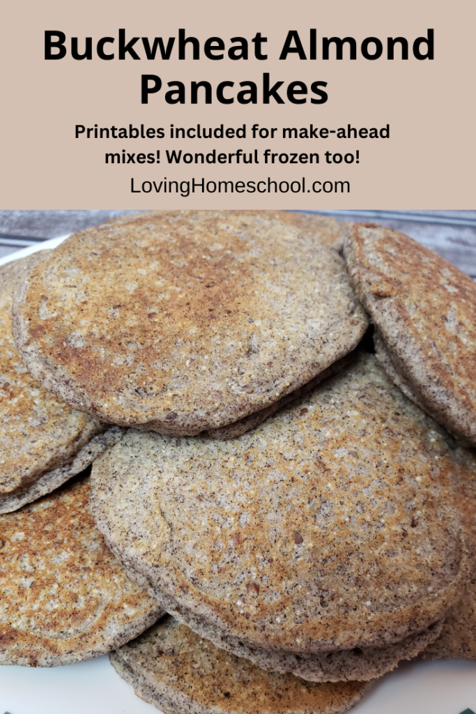 Buckwheat Almond Pancakes Pinterest Pin