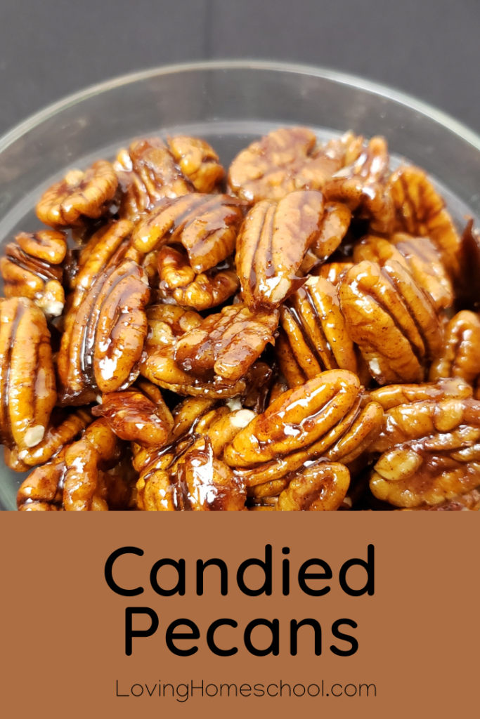 Candied Pecans Pinterest Pin