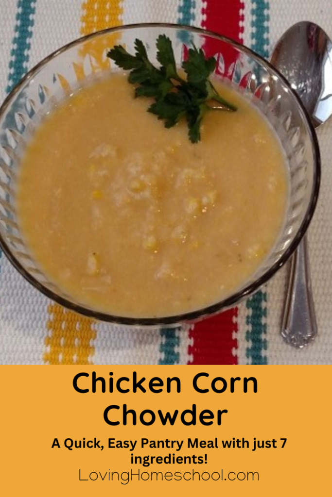 Chicken Corn Chowder Pinterest Pin