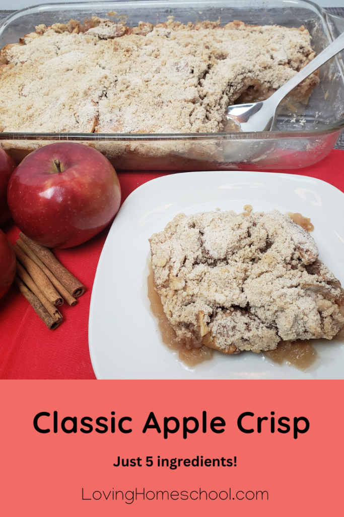 Classic Apple Crisp Pinterest Pin