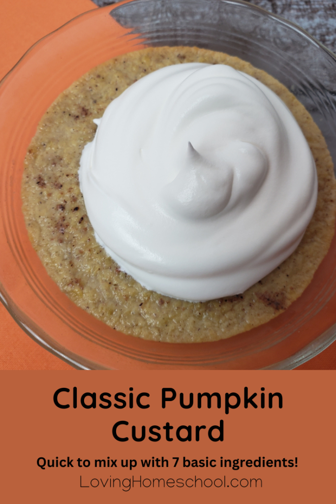 Classic Pumpkin Custard Pinterest Pin