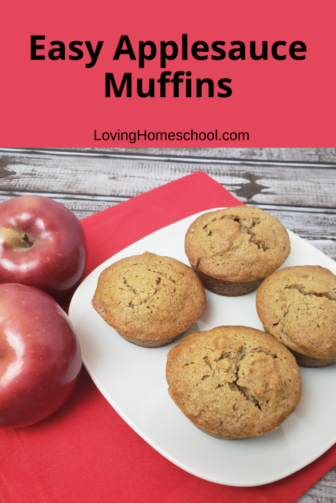 Easy Applesauce Muffins Pinterest Pin