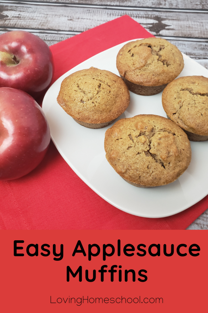 Easy Applesauce Muffins Pinterest Pin