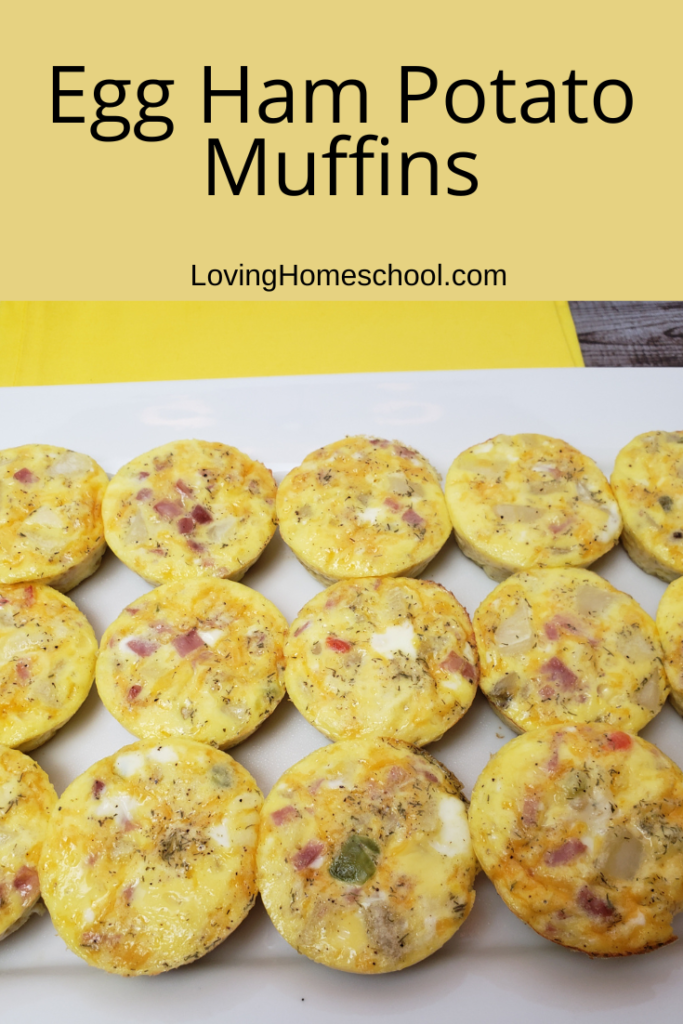 Egg Ham Potato Muffins Pinterest Pin