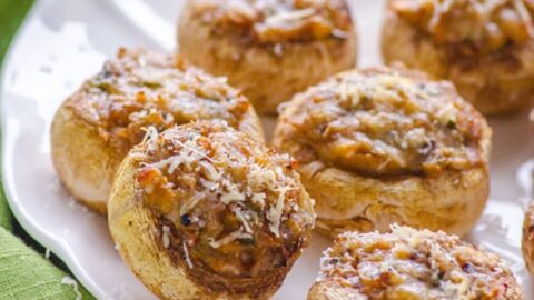 Image for Stuffed Parmesan Mushrooms Recipe