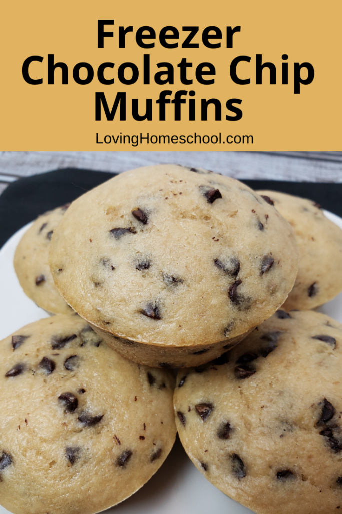 Freezer Chocolate Chip Muffins Pinterest Pin