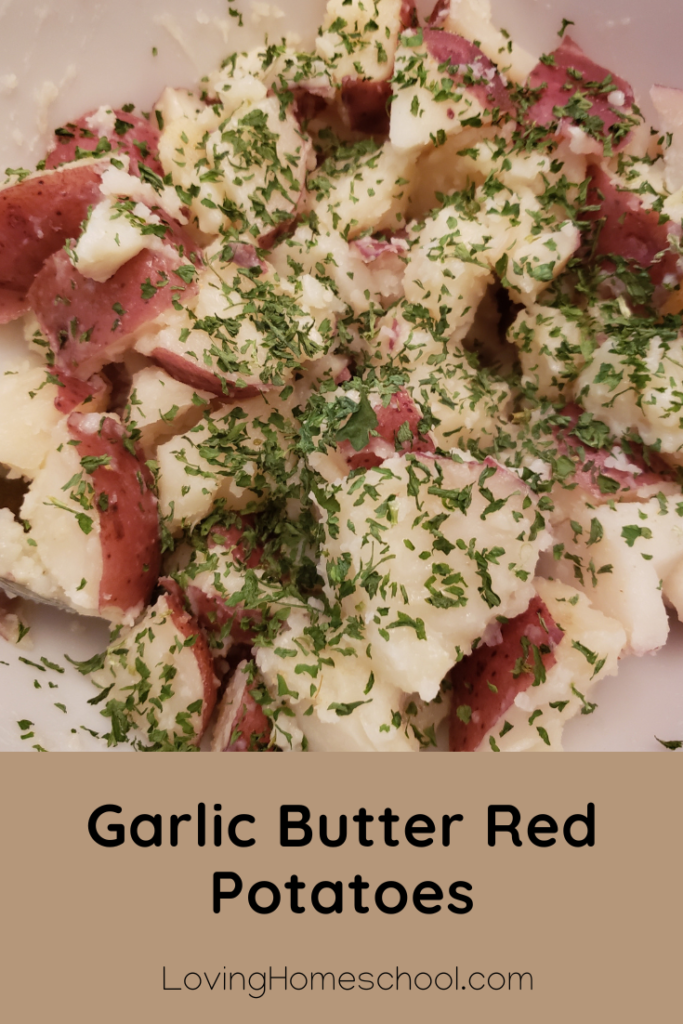 Garlic Butter Red Potatoes Pinterest Pin