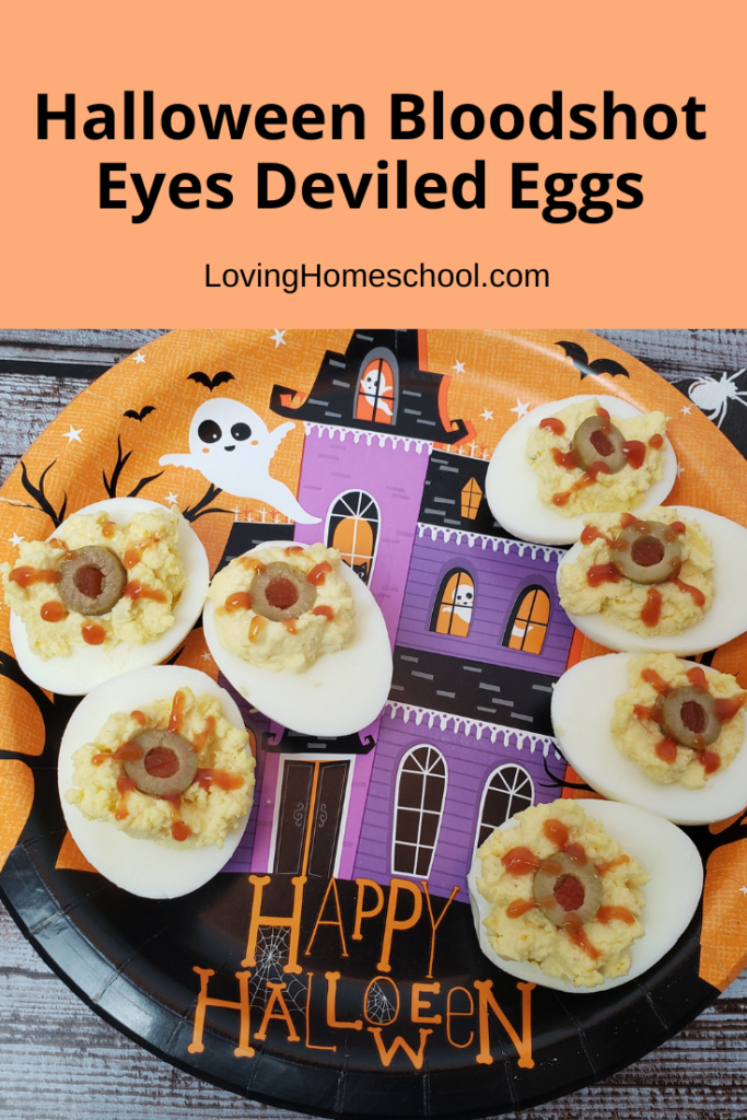 Halloween Bloodshot Eyes Deviled Eggs Pinterest Pin