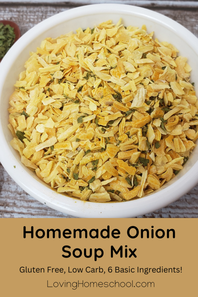 Homemade Onion Soup Mix Pinterest Pin