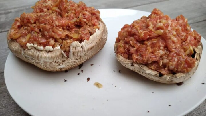 Image for Smoked Stuffed Portobello Mushrooms