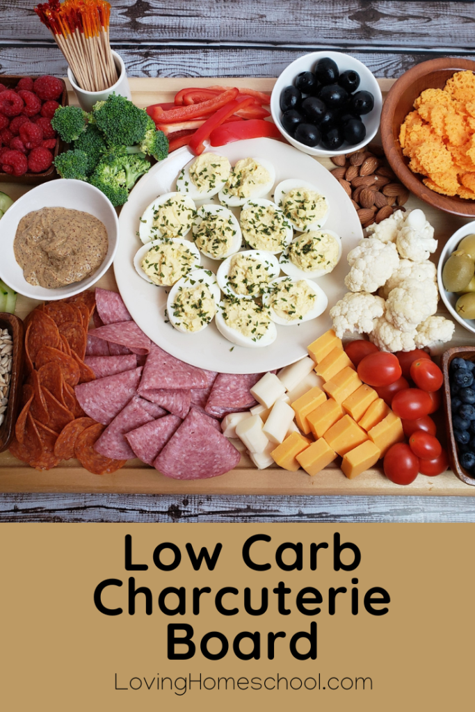 Low Carb Charcuterie Board Pinterest Pin