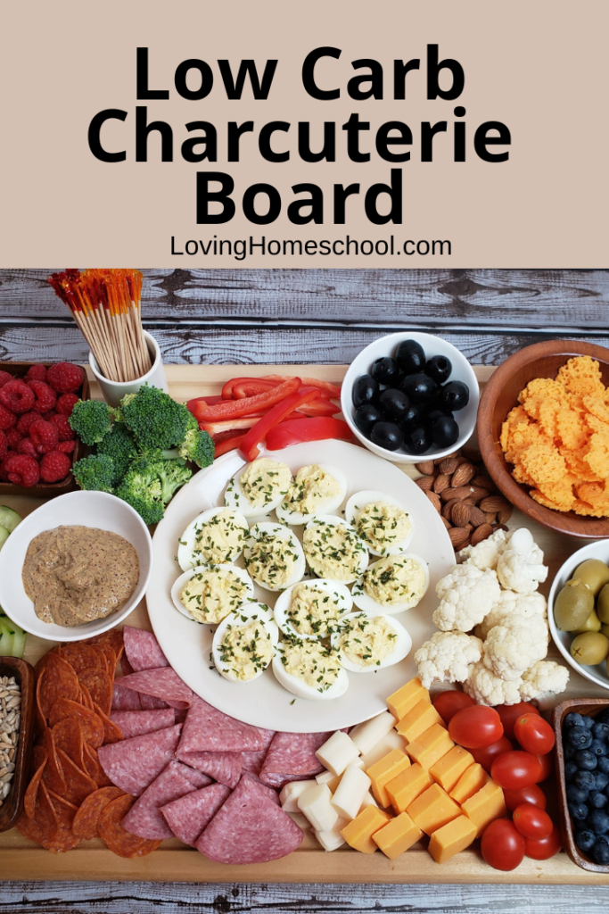 Low Carb Charcuterie Board Pinterest Pin