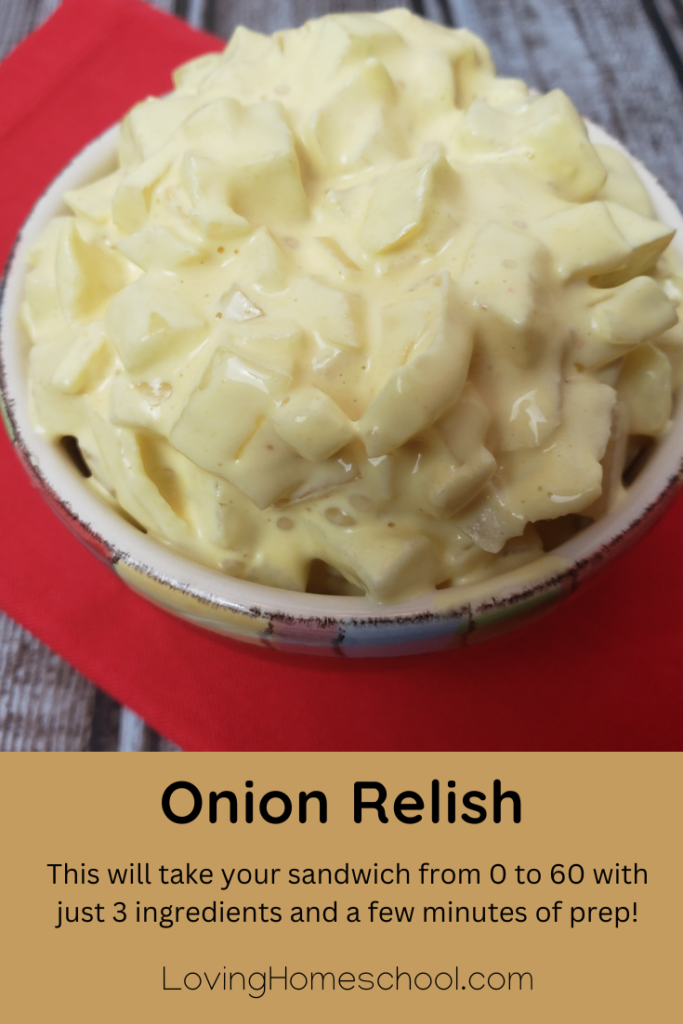 Onion Relish Pinterest Pin