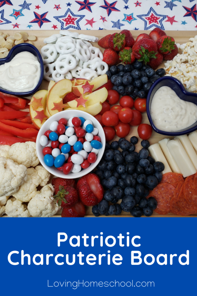 Patriotic Charcuterie Board Pinterest Pin