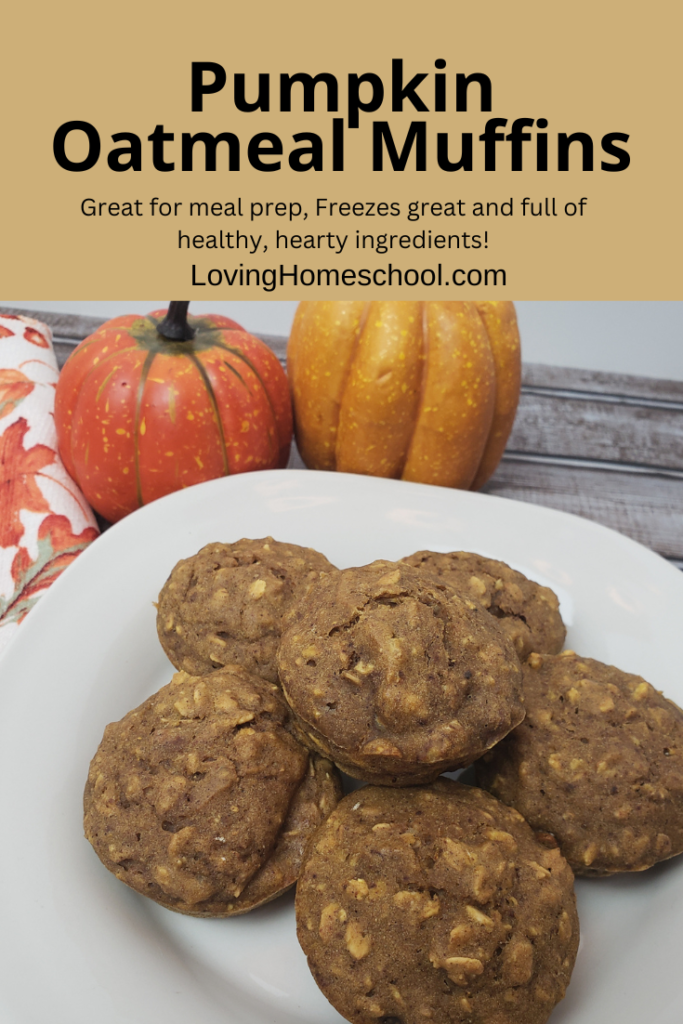 Pumpkin Oatmeal Muffins Pinterest Pin